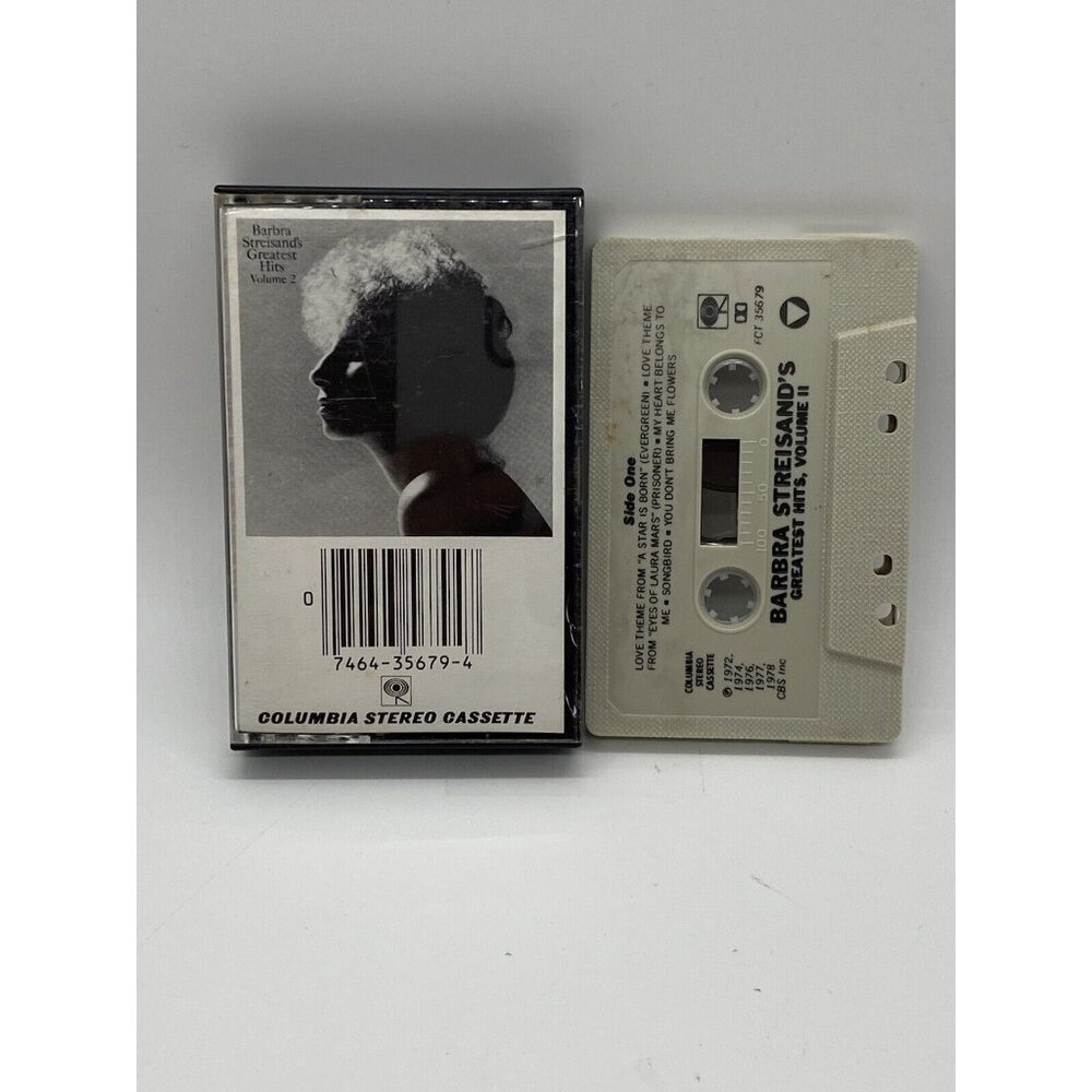 Barbra Streisand Greatest Hits Vol. 2 Vintage Cassette 1978 CBS Classic Legend
